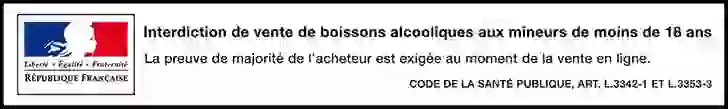 Bandeau officiel : l'abus d'alcool est dangereux pour la santé